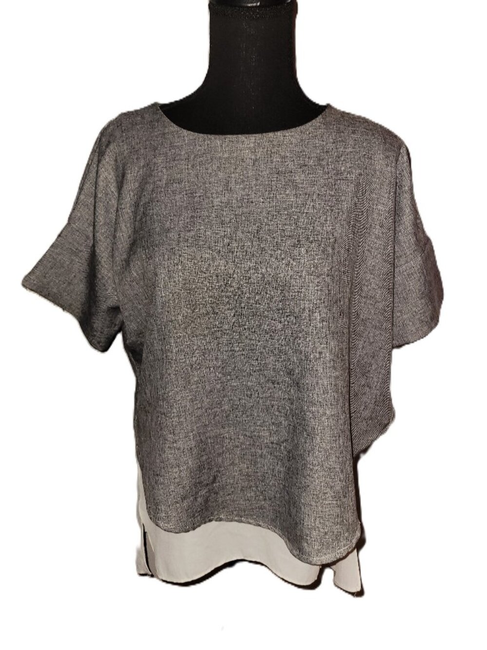 Strut & Bolt Short Sleeve - Overlay Blouse - S